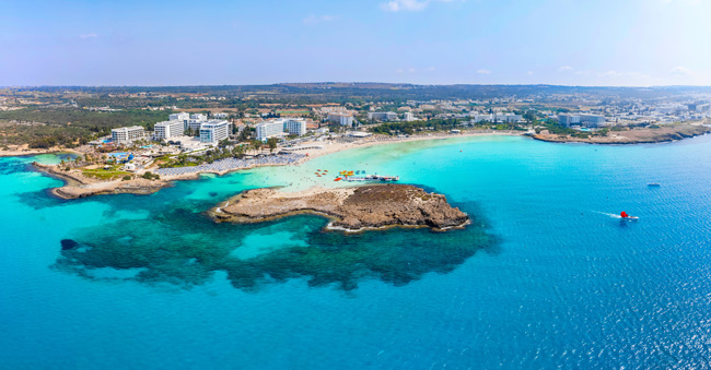 Nissi Beach in Ayia Napa, Cyprus